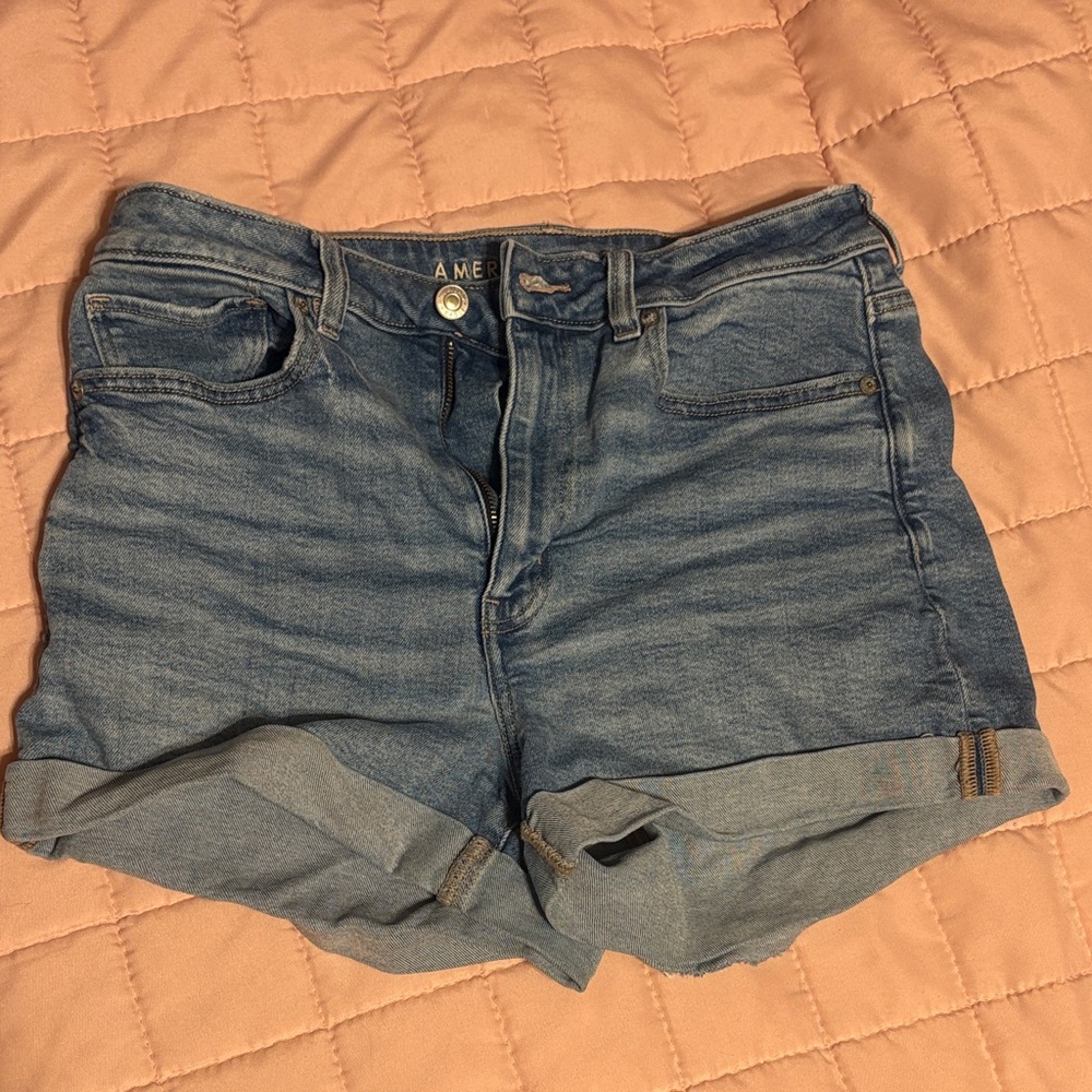American Eagle Outfitters Light Blue Jean Shorts